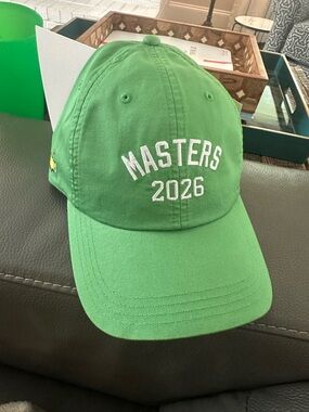 2026 Green Masters baseball cap hat